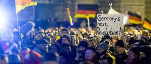 "Pegida"-Demonstration am 22. Dezember in Dresden. 