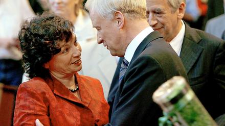 Zu Beginn der Koalition hatten sie sich noch richtig lieb: GAL-Fraktionschefin Goetsch und der Erste Bürgermeister Beust.