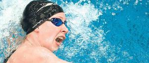 Schnell unterwegs. Dorothea Brandt soll heute mit der deutschen 4-x-100-Meter-Freistil-Staffel eine Medaille gewinnen.