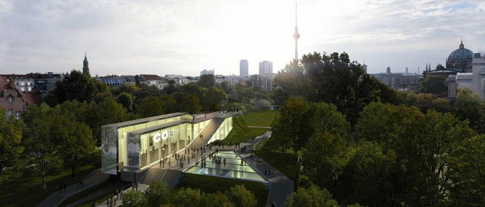So könnte der Neubau im Monbijoupark aussehen.