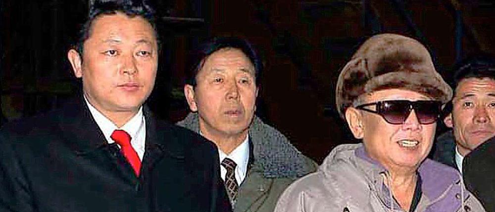 Vater und Sohn: Kim Jong-Un (links) soll Kim Jong-Il beerben.