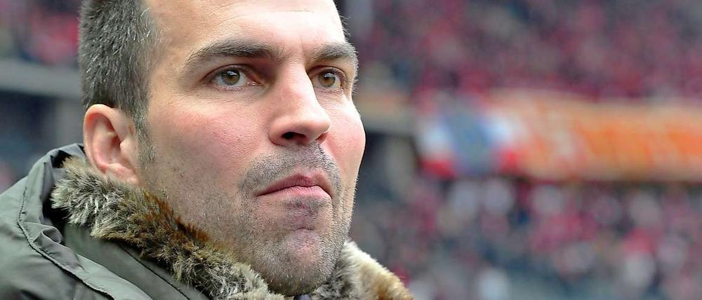 Trainer Markus Babbel bei der Derby-Niederlage gegen Union.