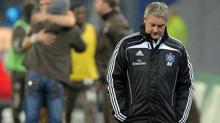 Armin Veh ist weiterhin alles andere als unumstritten beim HSV.