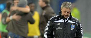 Armin Veh ist weiterhin alles andere als unumstritten beim HSV.