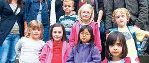 Gemeinsam geht es besser: Schüler und Eltern der Lenau-Grundschule. 