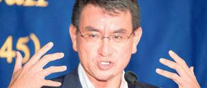 Taro Kono (49) sitzt für die oppositionelle LDP im Parlament. Er dürfte der einzige seit Jahren erklärte Atomkraftgegner in der japanischen Volksvertretung sein. 