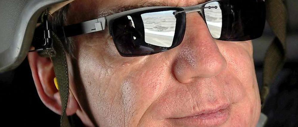 Seine Truppe ist jetzt fit für den Cyberkrieg: Verteidigungsminister Thomas de Maizière (CDU)
