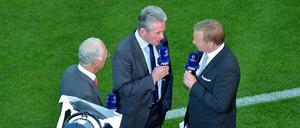 Wo redet er künftig? Johannes B. Kerner (rechts) mit Jupp Heynckes.