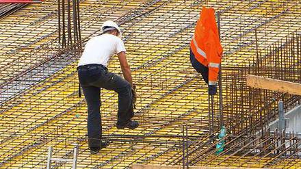 Viel zu tun. Der Umsatz in der Bauindustrie legte im vergangenen Jahr um 6,5 Prozent zu. 