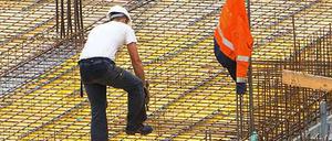 Viel zu tun. Der Umsatz in der Bauindustrie legte im vergangenen Jahr um 6,5 Prozent zu. 