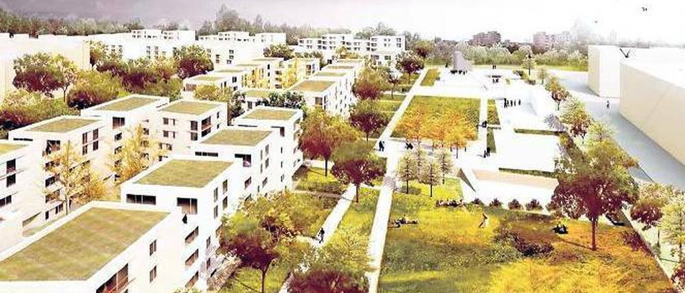 So ähnlich soll das nördliche Mauerpark-Ende aussehen.