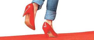 Auch für Absatzschuhe gilt: Aller Anfang ist schwer.