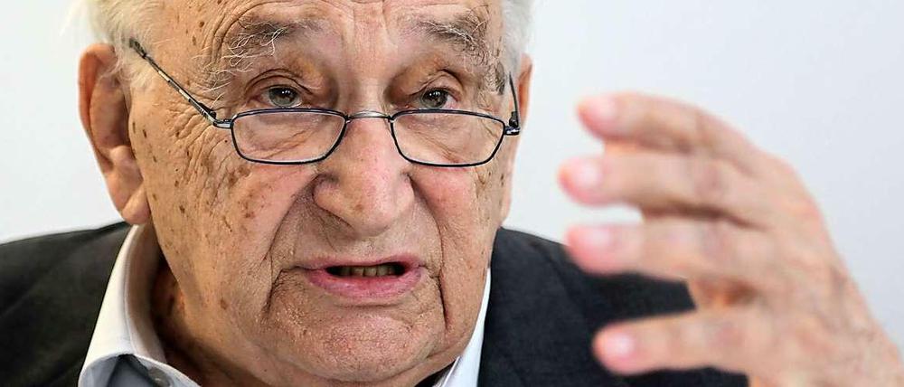 Egon Bahr (90) ist Jury-Vorsitzender für den Internationalen Willy-Brandt-Preis.