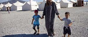 Mehr als 130.000 syrischen Flüchtlinge befinden sich derzeit in der Südtürkei. Von ihnen werden rund 95.000 in Flüchtlingslagern versorgt, wie in diesem hier in Hatay.