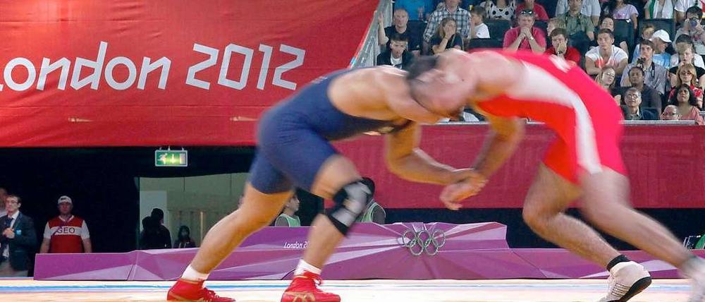 Bleibt die Matte bald leer? Ringen könnte aus dem Olympischen Programm für die Sommerspiele 2020 gestrichen werden.