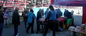 Prag Zizkov, Wurststand für den hungrigen Mann.