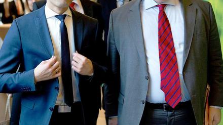 Haben sich beim Fracking geeinigt: Bundesumweltminister Peter Altmaier (CDU) und Bundeswirtschaftsminister Philipp Rösler (FDP). 