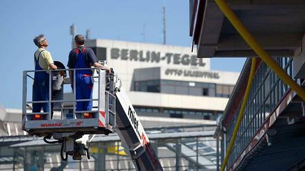 Flughafen Tegel.