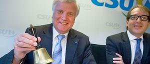 Die CSU ist in Bayern im Aufwärtstrend. Horst Seehofer freut's