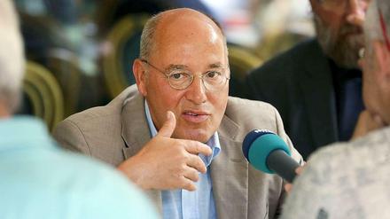 Doch die Nummer eins. Gregor Gysi vergangene Woche beim Wahlkampf in Rostock.