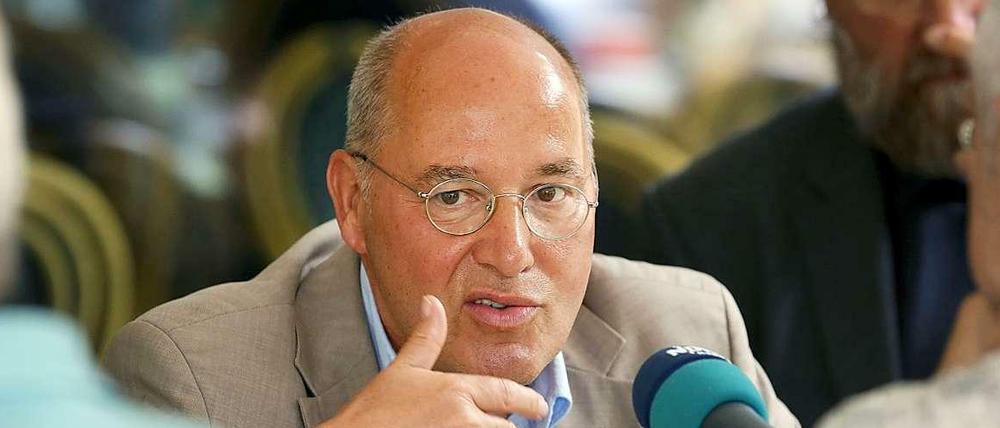 Doch die Nummer eins. Gregor Gysi vergangene Woche beim Wahlkampf in Rostock.
