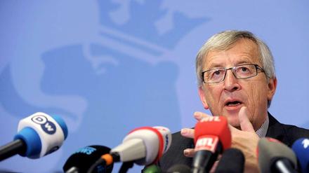 Luxemburgs Ministerpräsident Jean Claude Junker beim EU-Gipfel am Mittwoch.