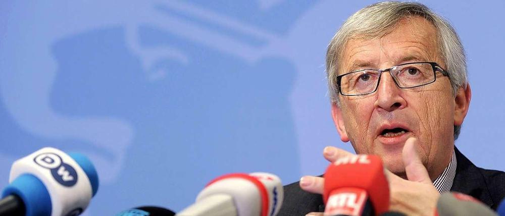Luxemburgs Ministerpräsident Jean Claude Junker beim EU-Gipfel am Mittwoch.