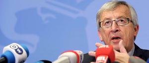 Luxemburgs Ministerpräsident Jean Claude Junker beim EU-Gipfel am Mittwoch.