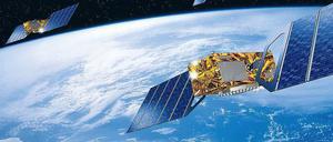 Wo bin ich? Satelliten können Aufenthaltsorte und Bewegungen erfassen. Hier ein Satellit des Navigationssystems Galileo.