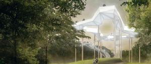 So sieht’s aus. Jedenfalls auf dem Iga-Papier – der Aussichtsturm Wolkenhain.