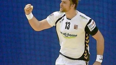 Entschlossen. Der tschechische Nationalspieler Horak.