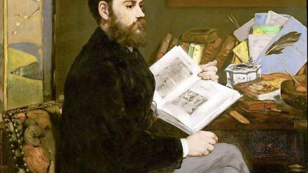 Edouard Manet, "Portrait von Émile Zola", 1868