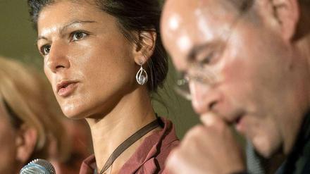 Gregor Gysi bleibt allein an der Spitze der Linken, die Position von Sahra Wagenknecht wird allerdings aufgewertet.