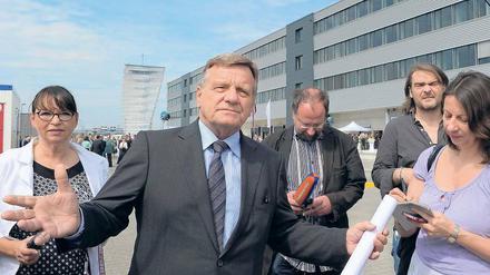 „Ich bin nicht Häuptling von Geduld.“ Hartmut Mehdorn, 71, seit März BER-Chef. 
