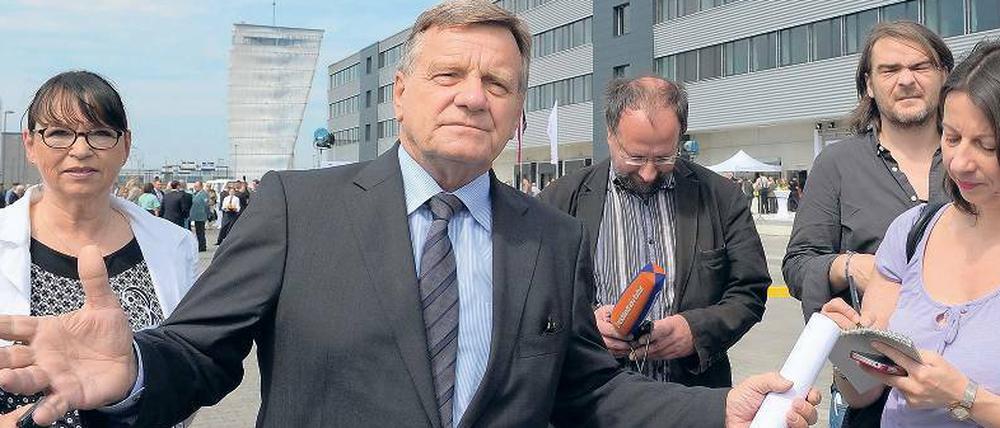 „Ich bin nicht Häuptling von Geduld.“ Hartmut Mehdorn, 71, seit März BER-Chef.