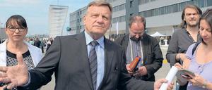 „Ich bin nicht Häuptling von Geduld.“ Hartmut Mehdorn, 71, seit März BER-Chef. 