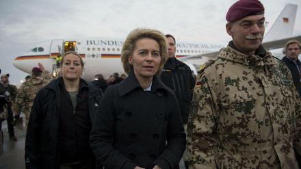 Ursula von der Leyen (CDU) in Masar-i-Scharif.