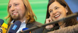 Gewählt: Katrin Göring-Eckhardt und Anton Hofreiter sind die neuen Vorsitzenden der Grünen-Fraktion im Bundestag.