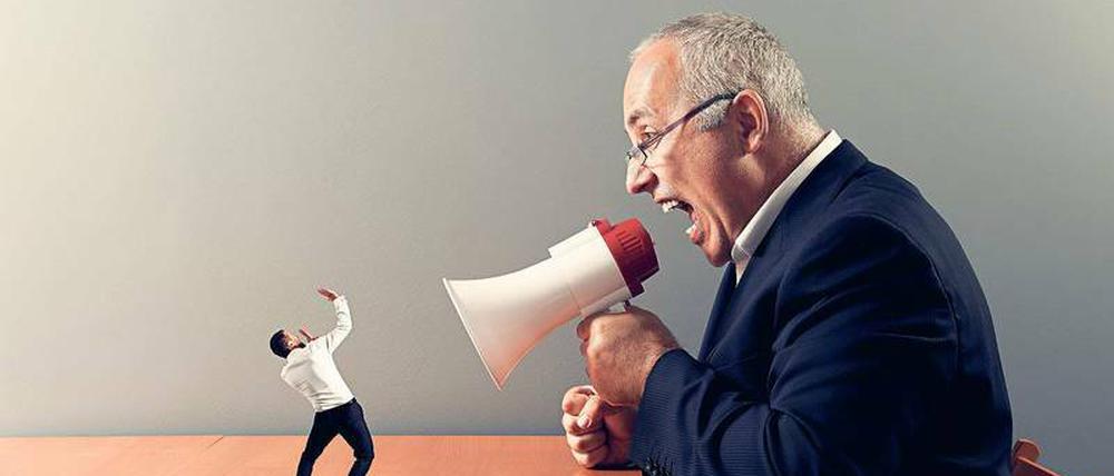 Einbahnstraße. Bei einer solchen Firmenkultur, gibt man dem Chef besser kein Feedback. 