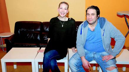 Gut lachen: Constanze Behrends und Oliver Tautorat gründeten 2004 das Prime Time Theater und die Bühnen-Sitcom "Gutes Wedding, schlechtes Wedding".