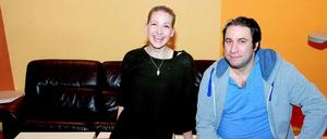 Gut lachen: Constanze Behrends und Oliver Tautorat gründeten 2004 das Prime Time Theater und die Bühnen-Sitcom "Gutes Wedding, schlechtes Wedding".