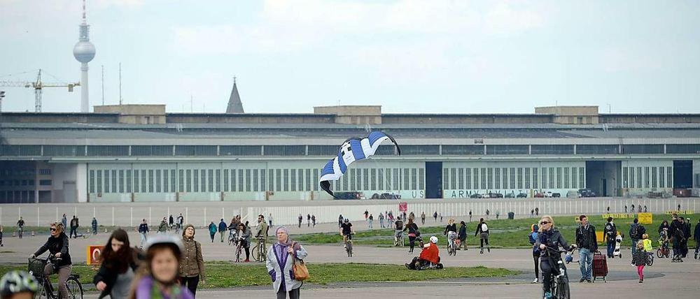Viel los hier: Das Tempelhofer Feld.