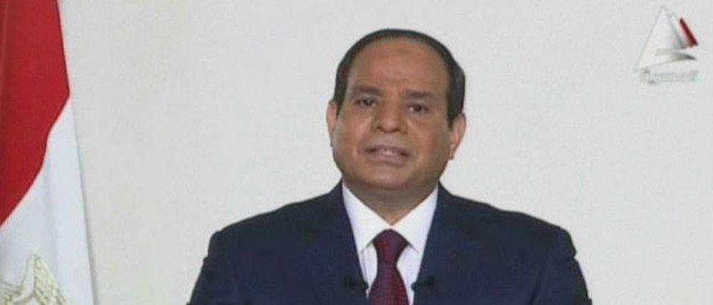 Abdel Fattah al-Sisi will sich nach seiner Wahl zum Präsidenten sofort an die Arbeit machen.