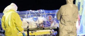 Ankunft in Madrid: Manuel García Viejo ist der zweite Spanier, der sich das Ebola-Virus zuzog.