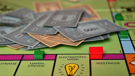 Das Elektrizitätswerk im klassischen Monopoly. 