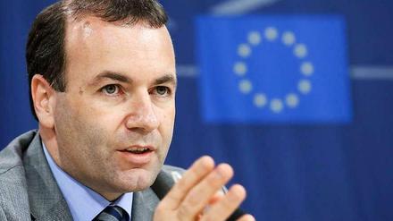 Der Chef der konservativen EVP-Fraktion im Europaparlament, Manfred Weber (CSU).