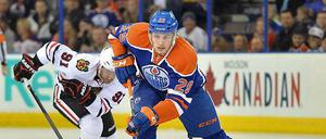 Schwerer Anfang. Leon Draisaitl hat bisher wenig Spaß in seiner ersten NHL-Saison.