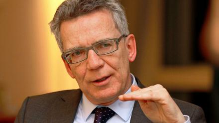Innenminister Thomas de Maizière (CDU).