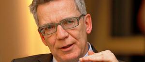 Innenminister Thomas de Maizière (CDU).