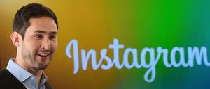 Ganz zufrieden. Firmenchef Kevin Systrom war schon vor einem Jahr gut drauf. Inzwischen hat sein Unternehmen Konkurrent Twitter überholt. 